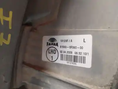 Автозапчасти б/у левый задний фонарь за toyota corolla verso (r1) 2.2 d-4d sol ссылки oem iam 81560-0f060  