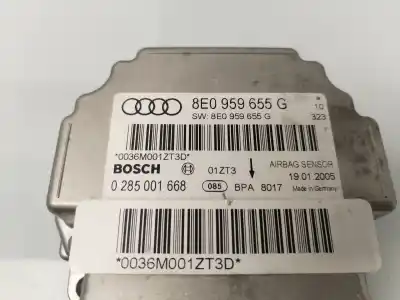 Автозапчастина б/у блок управління подушками безпеки для audi a4 b7 avant (8ed) 2.0 tdi 16v посилання на oem iam 8e0959655g  verificado 21/10/2025