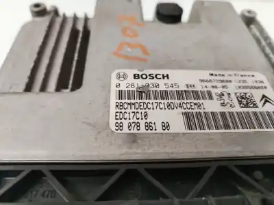 Second-hand car spare part ecu engine control for citroen c3 collection oem iam references 9807886180  verificado 18-11-25