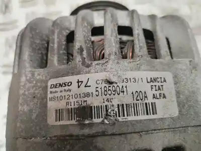 Peça sobressalente para automóvel em segunda mão alternador por lancia ypsilon (402) silver referências oem iam 51859041  verificado 24-11-25