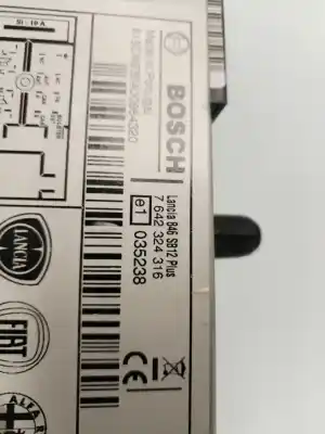Pezzo di ricambio per auto di seconda mano impianto audio / radio cd per lancia ypsilon (402) silver riferimenti oem iam 7642324316  verificado 25-11-25