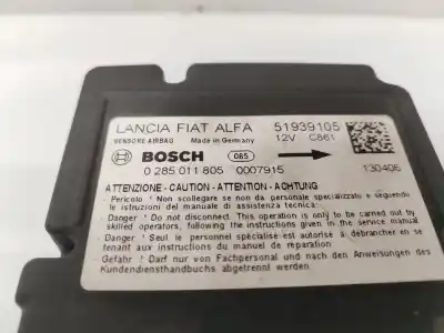 Pezzo di ricambio per auto di seconda mano centralina airbag per lancia ypsilon (402) silver riferimenti oem iam 0285011805  verificado 25-11-25