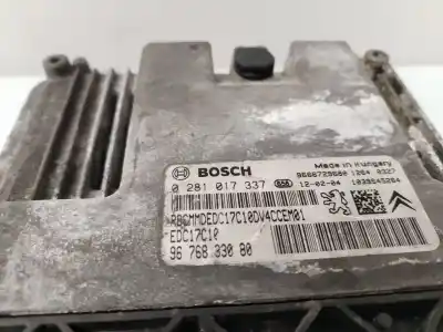 Second-hand car spare part ecu engine control for citroen c3 collection oem iam references 0281017337  verificado 26-11-25