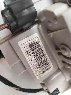 Second-hand car spare part rear left door lock for lancia ypsilon (402) silver oem iam references 51926059