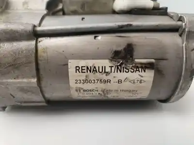 Second-hand car spare part starter motor for renault express advance 74 cv / 55 kw oem iam references 233003759r  verificado 23-10-25