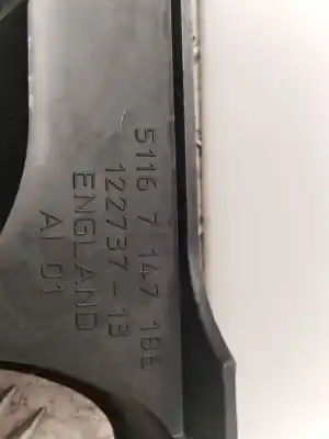 Peça sobressalente para automóvel em segunda mão forra da alavanca de velocidades por mini mini (r50, r53) cooper s referências oem iam 51167147186