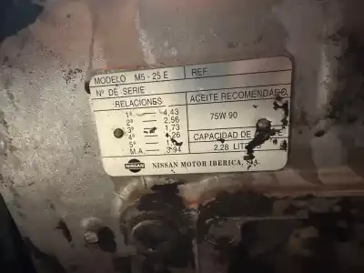 Second-hand car spare part gearbox for nissan cabstar e nissan oem iam references m5-25e  