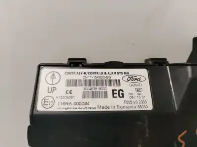Second-hand car spare part electronic module for ford fiesta (ccn) ambiente oem iam references dn1t-15k600-eg  