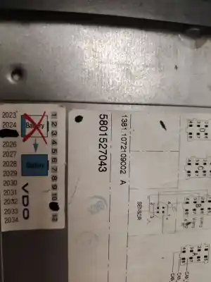 Tweedehands auto-onderdeel elektronische module voor iveco eurocargo fg 100 e tráfico urbano 177 cv / 130 kw oem iam-referenties 5801527043