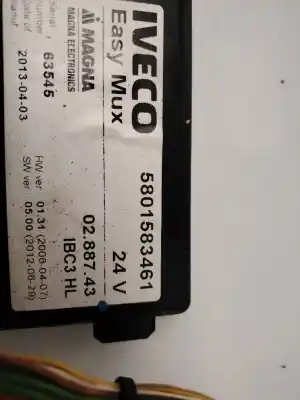 Tweedehands auto-onderdeel relais/zekeringenkastje voor iveco eurocargo fg 100 e tráfico urbano 177 cv / 130 kw oem iam-referenties 5801583461