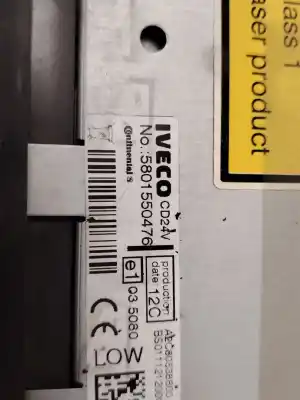 Piesă de schimb auto la mâna a doua sistem audio / cd radio casetofon pentru iveco eurocargo fki  (typ 120 e 18) tráfico urbano referințe oem iam 5801550476