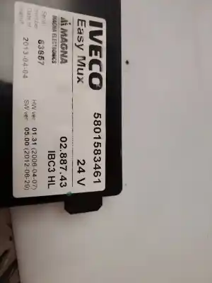 Piesă de schimb auto la mâna a doua panou siguranțe pentru iveco eurocargo bastidor 110 el 4x2 tráfico urbano 186 cv / 137 kw referințe oem iam 5801583461