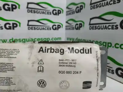 Автозапчастина б/у передня права подушка безопасности для skoda fabia (6y2/6y3) urban line посилання на oem iam 6q0880204f  