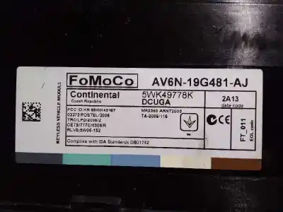 Second-hand car spare part central locking pump for ford focus turn. (cb8) titanium oem iam references av6n19g481  