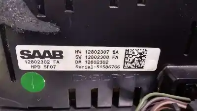 Recambio de automóvil de segunda mano de pantalla multifuncion para saab 9-3 berlina 1.9 tid cat referencias oem iam 12802302  