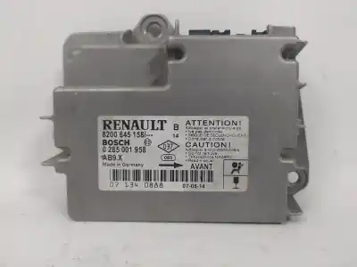 Pezzo di ricambio per auto di seconda mano centralina airbag per renault clio iii authentique riferimenti oem iam 8200645158