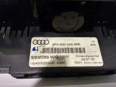 Автозапчастина б/у клімат-контроль для audi a3 (8p) 2.0 tdi ambiente посилання на oem iam 8p0820043  