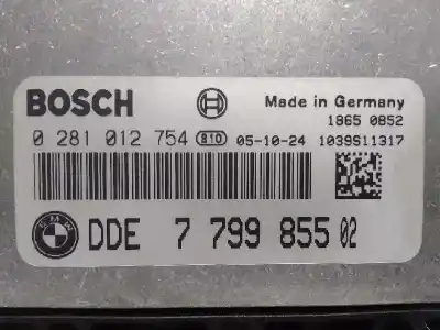 Second-hand car spare part ecu engine control for bmw serie 1 berlina (e81/e87) 120d oem iam references dde779985502  