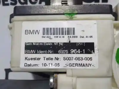 Peça sobressalente para automóvel em segunda mão motor elevador vidro dianteiro direito por bmw x3 (e83) 2.5i referências oem iam 69259641  