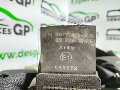 Pezzo di ricambio per auto di seconda mano cintura di sicurezza posteriore destra per opel corsa c sri riferimenti oem iam 09114846n  