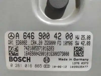 Автозапчасти б/у блок управления двигателем за mercedes-benz sprinterii combi (desde 01.06) 211/215 cdi (906.711/713) ссылки oem iam a6469004200  