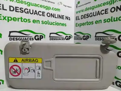 Peça sobressalente para automóvel em segunda mão para-sol direito por kia rio (yb) attract referências oem iam 