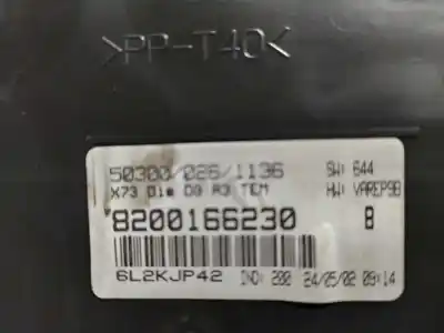 Автозапчастина б/у панель інструментів для renault vel satis (bj0) expression посилання на oem iam 8200166230  