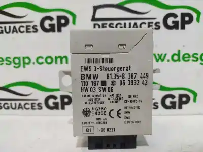 Gebrauchtes Autoersatzteil steuergerät für wegfahrsperre zum bmw serie 5 berlina (e39) 530d oem-iam-referenzen 61358387449