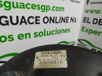 Автозапчастина б/у гальмівний серво для renault laguna ii (bg0) authentique посилання на oem iam 8200699121  