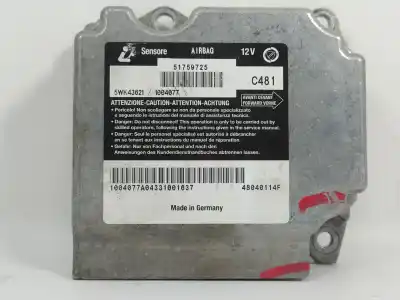 Pezzo di ricambio per auto di seconda mano centralina airbag per fiat multipla (186_) 1.9 jtd 115 riferimenti oem iam 51759725