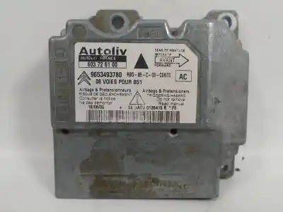 Tweedehands auto-onderdeel airbag besturingseenheid voor citroen c4 berlina sx oem iam-referenties 9653493780