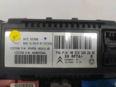 Peça sobressalente para automóvel em segunda mão comando de sofagem (chauffage / ar condicionado)  por citroen c6 exclusive referências oem iam 96573328zd  