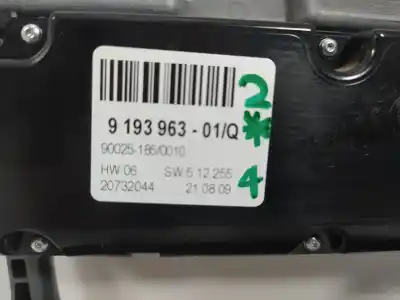 Peça sobressalente para automóvel em segunda mão comando de sofagem (chauffage / ar condicionado) por bmw serie x5 (e70) 3.0 xdrive30d referências oem iam 919396301  
