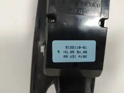 Peça sobressalente para automóvel em segunda mão botão / interruptor elevador vidro dianteiro esquerdo por bmw serie x5 (e70) 3.0 xdrive30d referências oem iam 912211801  