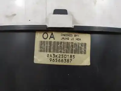 Second-hand car spare part dashboard for daewoo matiz cd oem iam references 96566387  