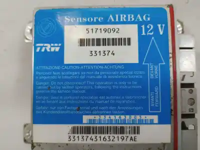 Piesă de schimb auto la mâna a doua unitate de control airbag pentru fiat punto berlina (188) 1.2 8v dynamic referințe oem iam 51719092  