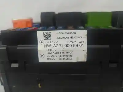 Pezzo di ricambio per auto di seconda mano scatola relè/fusibili per mercedes clase s (w221) berlina s 350 cdi l (221.122) riferimenti oem iam a2219005901  