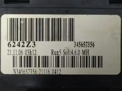 Second-hand car spare part multifunction switch for citroen c4 berlina sx oem iam references 345657356  