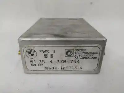 Second-hand car spare part electronic module for bmw serie 5 berlina (e34) 525tds oem iam references 6010820002  