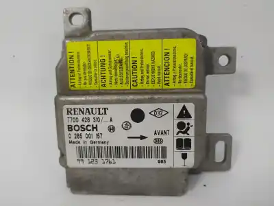 Автозапчасти б/у блок управления подушками безопасности за renault clio ii fase i (b/cbo) 1.2 ссылки oem iam 7700428310