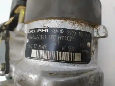 Pièce détachée automobile d'occasion pompe à injection pour renault kangoo (f/kc0) authentique oasis références oem iam 7700115073  