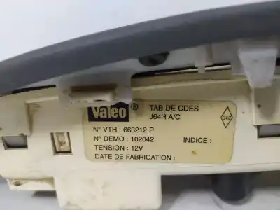 Pezzo di ricambio per auto di seconda mano controllo riscaldamento / aria condizionata per renault megane i scenic (ja0) 1.9 d alize riferimenti oem iam   
