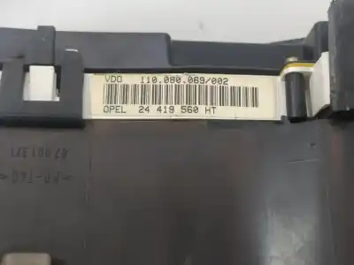 Peça sobressalente para automóvel em segunda mão quadrante por opel zafira a elegance referências oem iam 24419560ht  