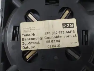 Автозапчастина б/у попільничка для audi a6 avant (4f5) 3.0 v6 24v tdi посилання на oem iam 4f1862533a  