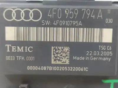 Автозапчастина б/у щит закр для audi a6 avant (4f5) 3.0 v6 24v tdi посилання на oem iam 4f0959794a  