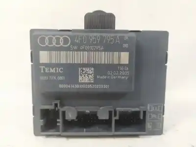 Peça sobressalente para automóvel em segunda mão módulo electrónico do fecho central por audi a6 berlina (4f2) 3.0 tdi quattro (165kw) referências oem iam 4f0959795a