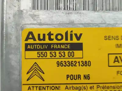 Recambio de automóvil de segunda mano de centralita airbag para citroen xsara berlina 1.9 td exclusive referencias oem iam 9633621380  