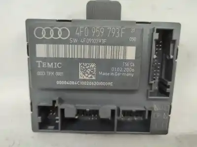Peça sobressalente para automóvel em segunda mão módulo electrónico do fecho central por audi a6 berlina (4f2) 3.0 tdi quattro (165kw) referências oem iam 4f0959793f