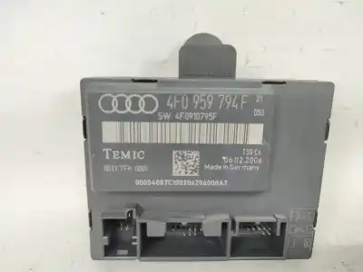 Peça sobressalente para automóvel em segunda mão módulo eletrônico por audi a6 berlina (4f2) 3.0 tdi quattro (165kw) referências oem iam 4f0959794f