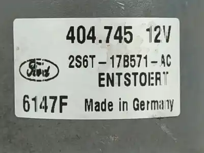Peça sobressalente para automóvel em segunda mão motor do limpa para brisas por ford fiesta (cbk) ambiente referências oem iam 2s6t17b571  